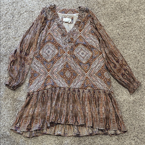 Anthropologie Dresses & Skirts - Anthropologie Stylish Brown Patterned Dress